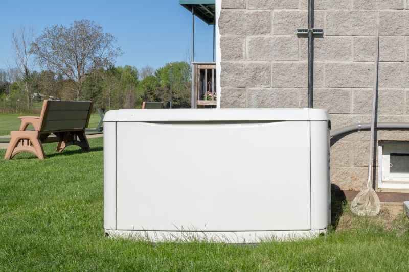 Generator Installed in a Backyard